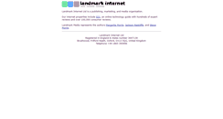 Desktop Screenshot of landmarkinternet.com